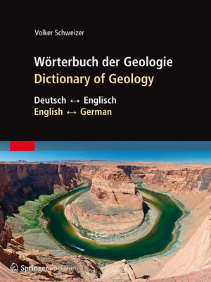 cover image of Wörterbuch der Geologie / Dictionary of Geology